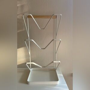 White Metal Rack